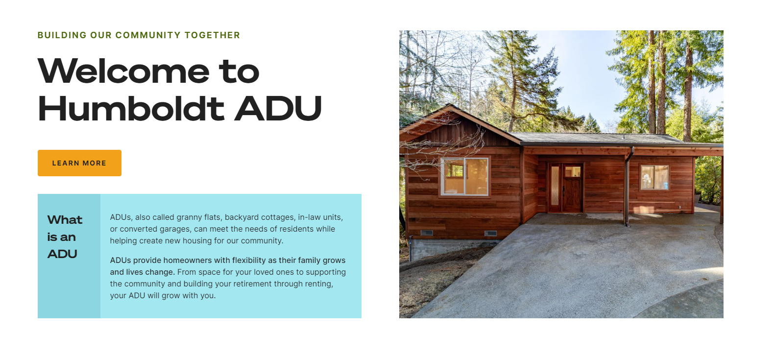 home screen of humboldtadu.org