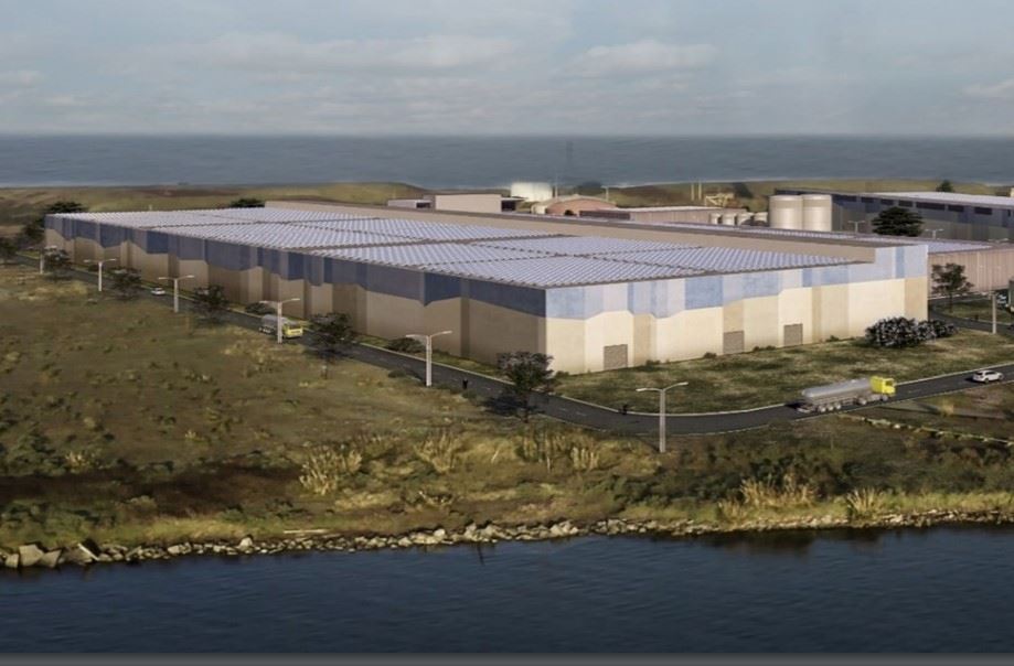 Artist Rendering of Nordic Aquafarms Facility