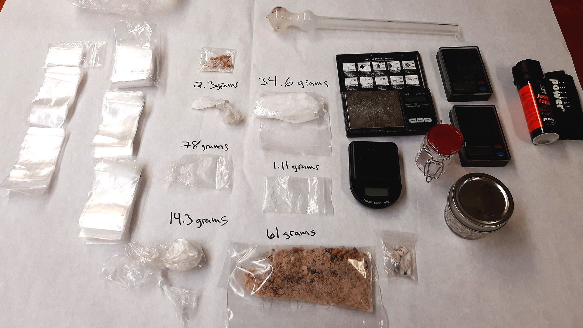 Drugs and packaging materials 