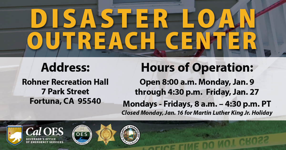 Humboldt-EQ-DisasterLoanCenter_FB