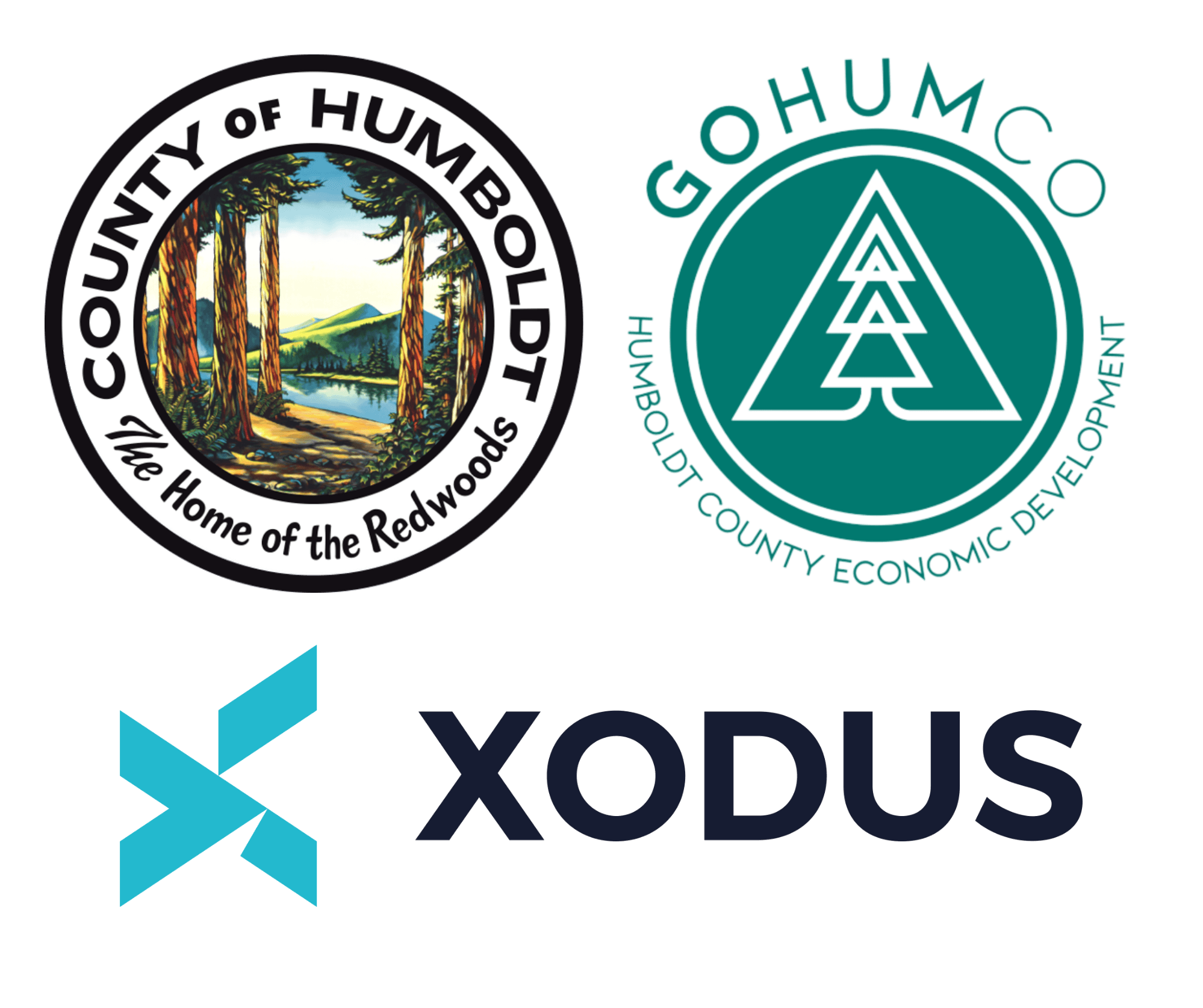 County of Humboldt GoHumCo and Xodus Logos Combined