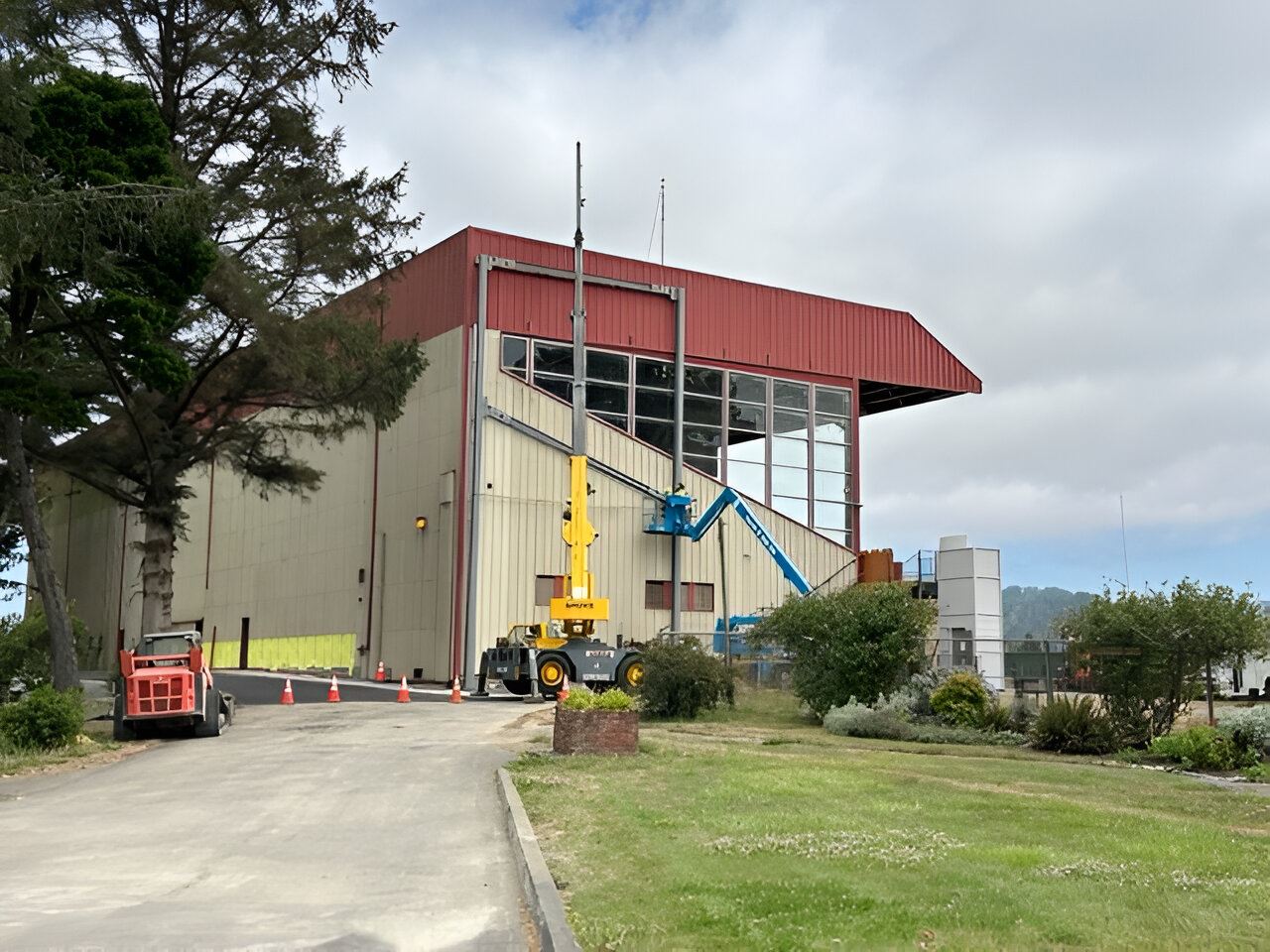 Humboldt County Fairgrounds Grandstands Repair Work in 2023. Photo by Jill Duffy.