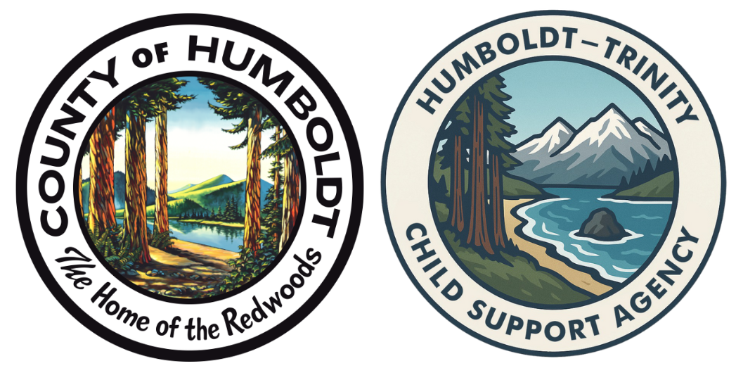 County of Humboldt and Humboldt-Trinity Child Support Agency logos combined