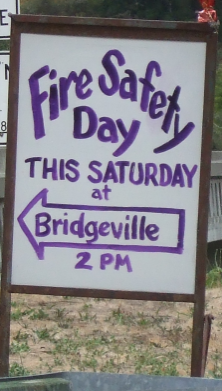 Fire Safety Day Sign
