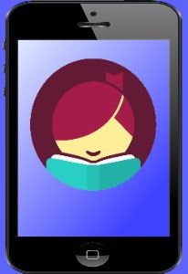 The Libby app - use it to get library books on your phone or tablet.
