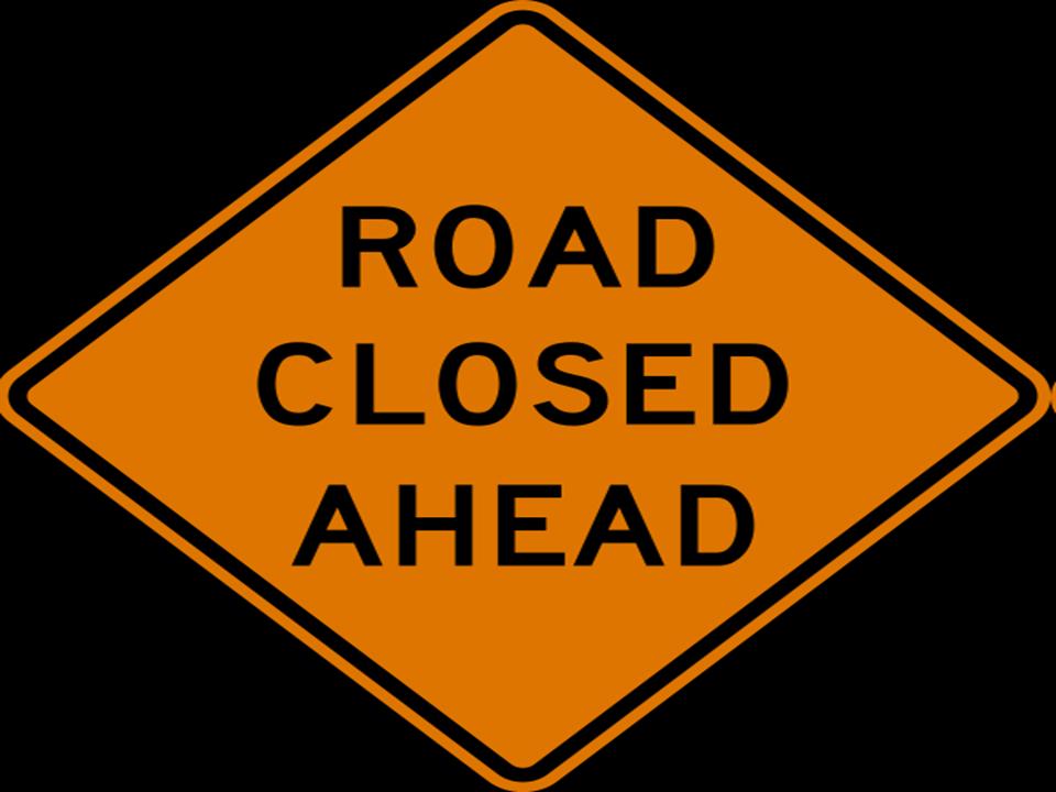 road closed