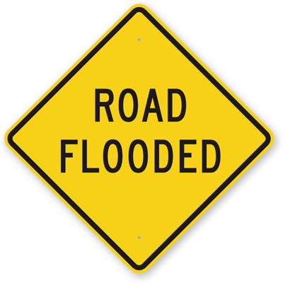 Road-Flooded-Sign-K-8159