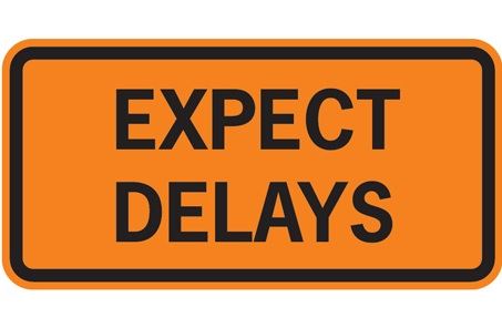 Traffic Delay Sign