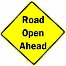 Road Open Sign 