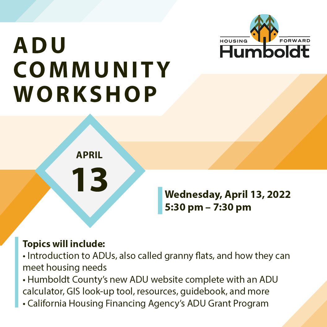 ADU Workshop Flier