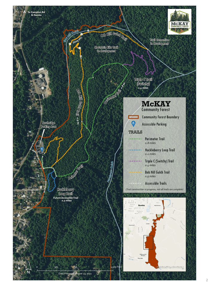 McKay Community Forest Map