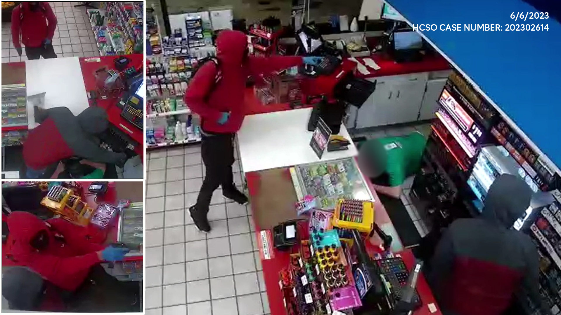 Two suspects of a robbery