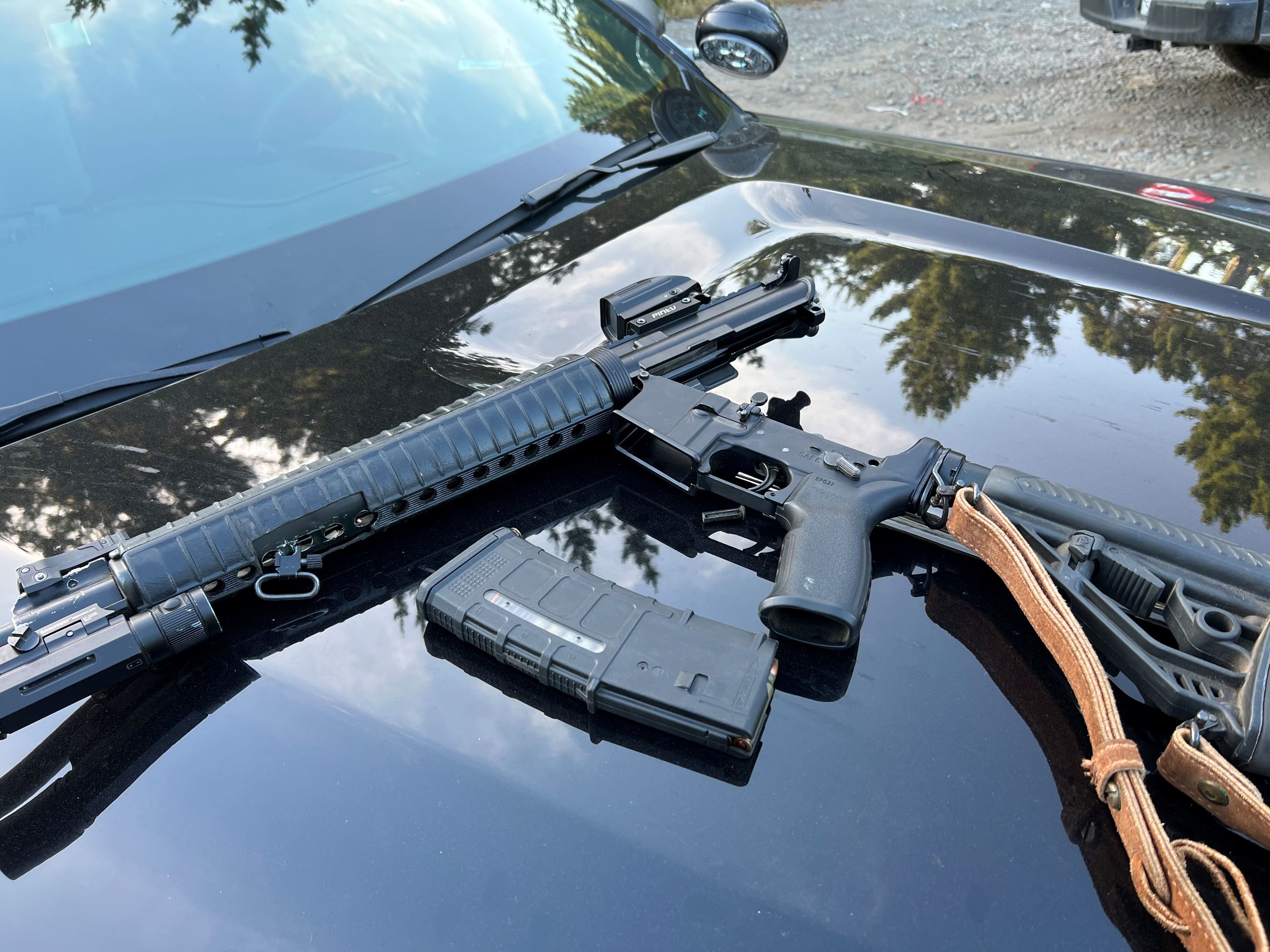 Two loaded firearms seized