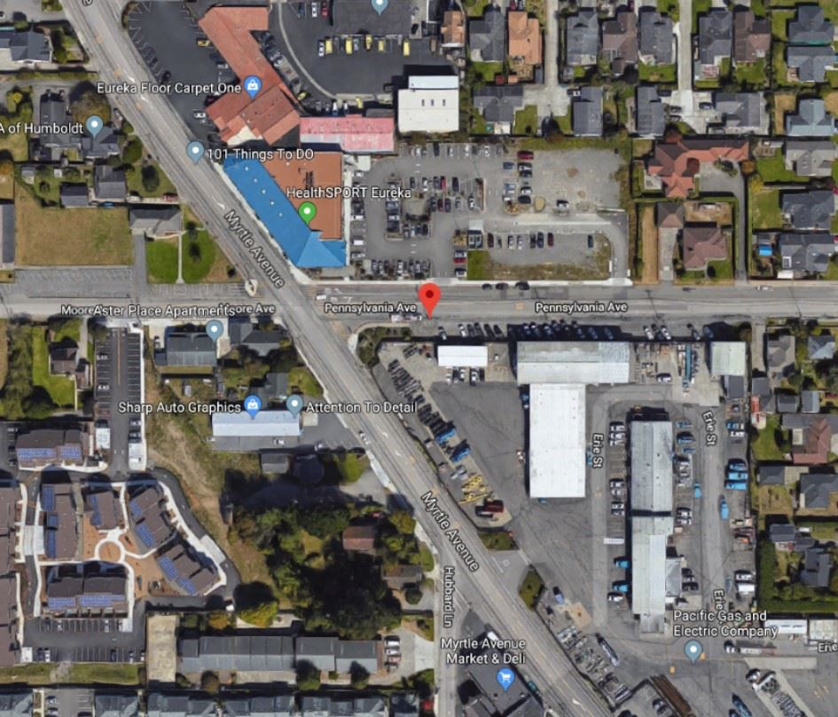 Pennsylvania Ave map