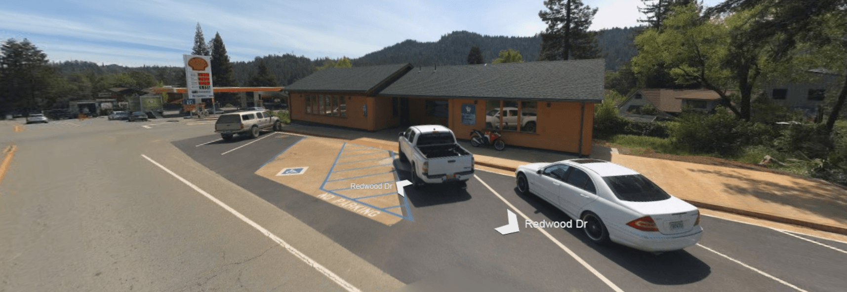 View from the street of Redway Office