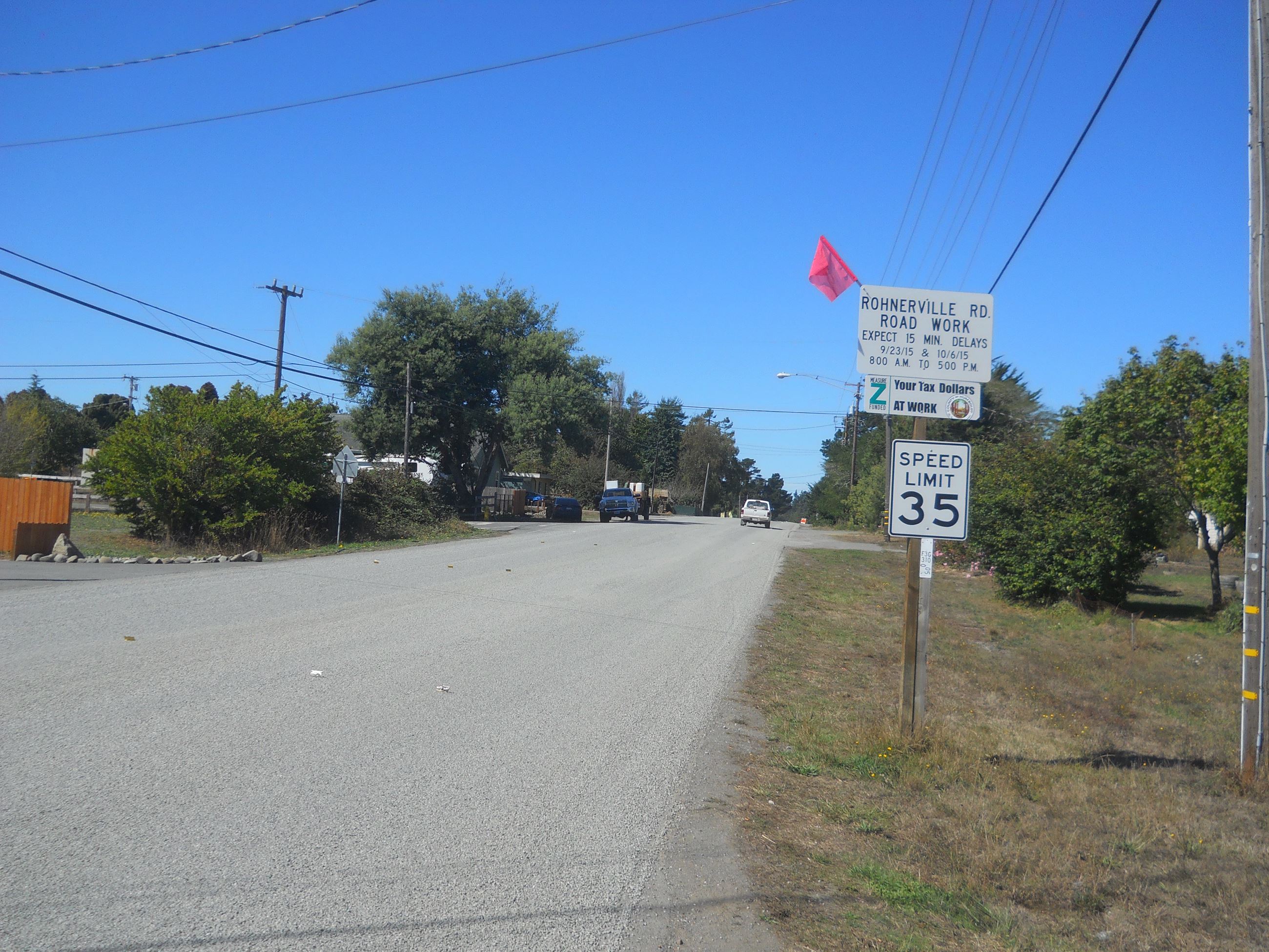 Rohnerville Road Repair